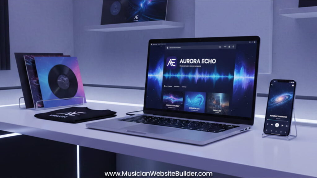 best music website templates 2026