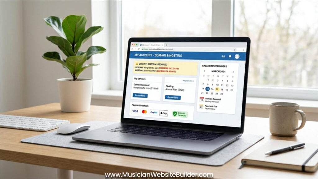 domain hosting renewal steps