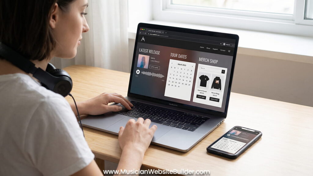 musician website guide