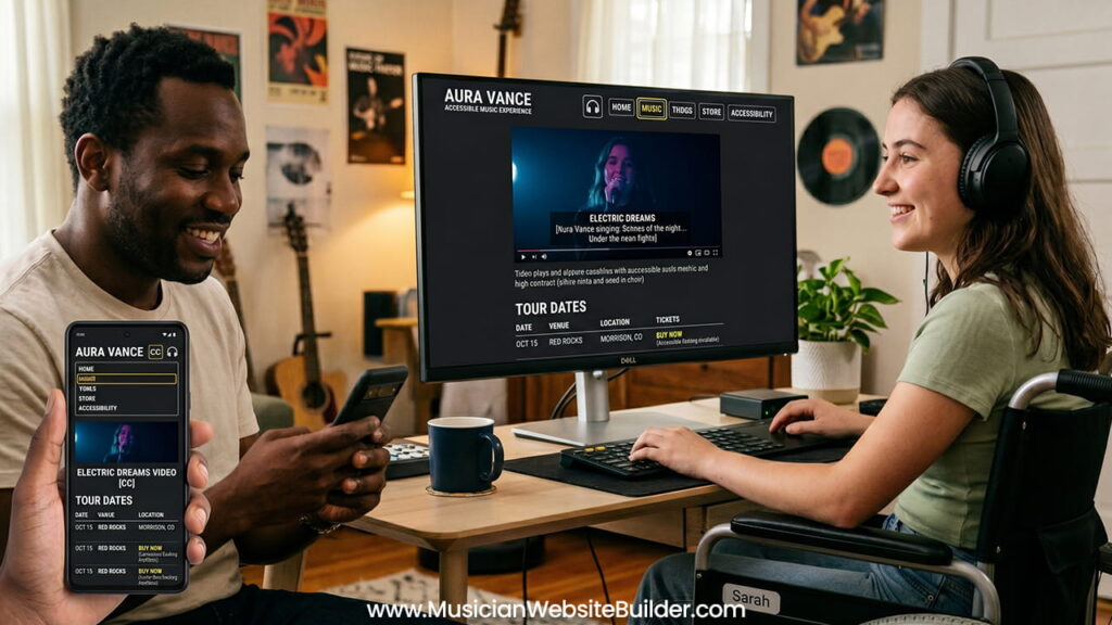 accessibility for musician websites